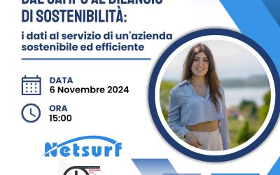 Webinar: Dal campo al Bilancio di Sostenibilità – Mese della Manutenzione 2024